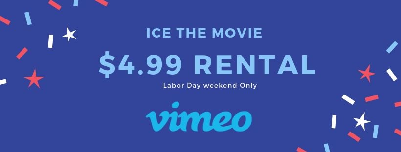 IceTheMovie's tweet photo. Rent the film for just $4.99 worldwide all weekend long! Happy #LaborDay from Ice The Movie! 
https://t.co/QFhOtr2Hol https://t.co/dzaKHOaFff