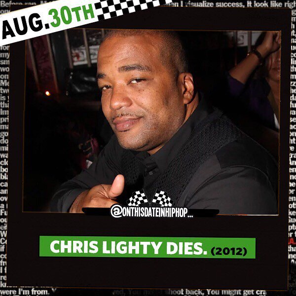 bleepthabastard's tweet photo. #OnThisDateInHipHop, music industry exec #ChrisLighty was found dead in his #Bronx apartment with a gunshot wound to the head. A 9mm was found next to his body and the death was ruled a suicide but there are many who doubt that. 🤔 In any case, #RIPCh… https://t.co/7Gu73u6Qcu https://t.co/iFdQLNtaT4