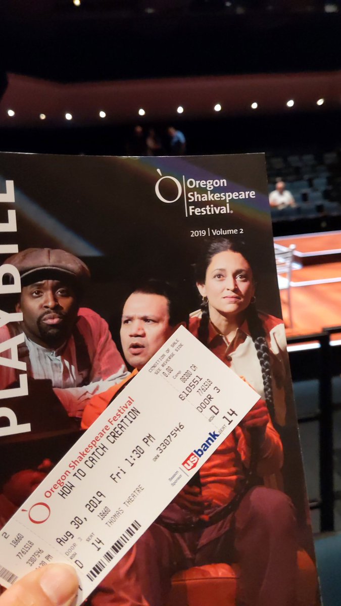 AndrewBrownActs's tweet photo. Frist show at @osfashland, #howtocatchcreationosf. #theater #acting #performingarts #LGBTQts https://t.co/FcZi4qxLYm