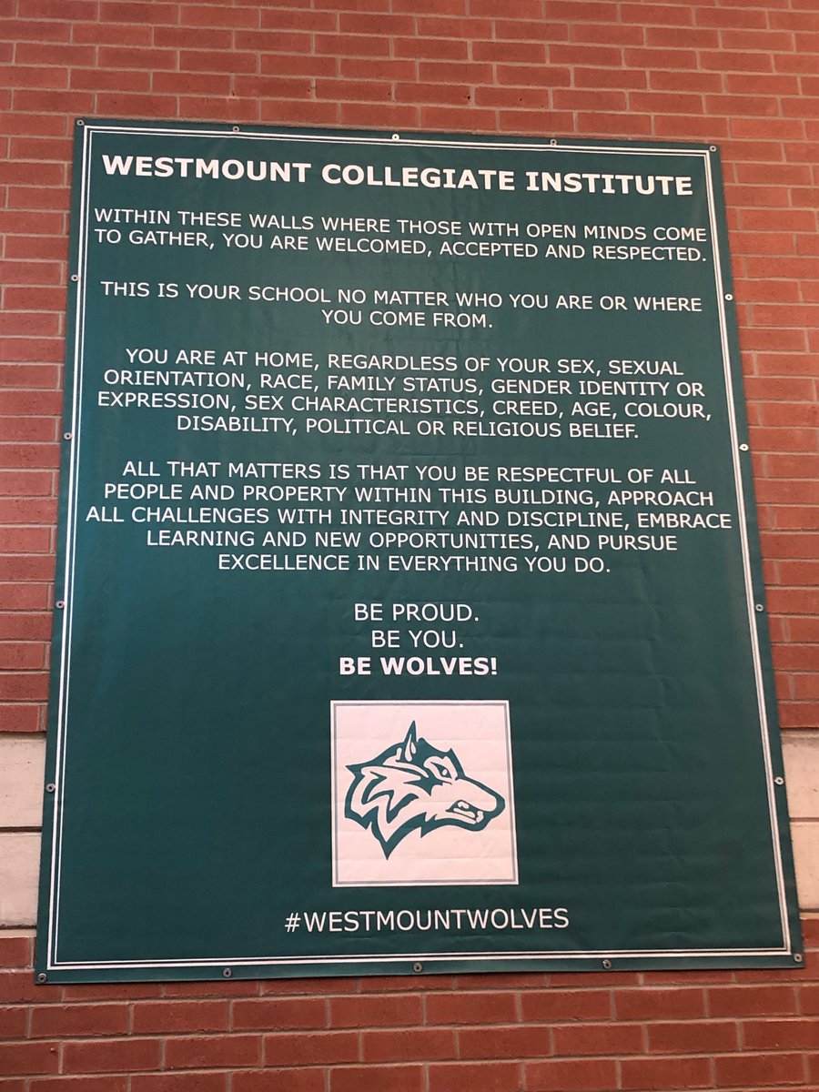 EpsteinSheri's tweet image. Hey Wolves we can’t wait for you to see our new welcome banner! At WCI everyone is welcome, valued ...and at home!
#BeWolves #WCIGuidance #WCI_YRDSB #yrdsbinclusion