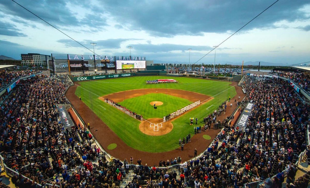 The #LVBallpark &amp; <a href="/AviatorsLV/">Las Vegas Aviators</a> have continued to make history in their inaugural season:

Ballpark Digest has deemed the Las Vegas Ballpark as Ballpark of the Year &amp; Las Vegas Aviators as Team of the Year- marking the first time an organization has won both awards in a single year