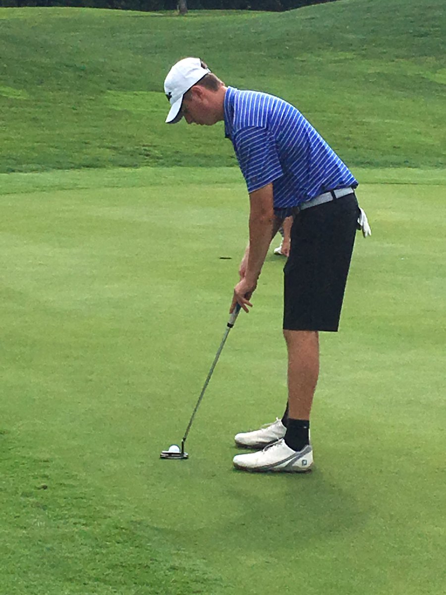 FindlayGolf's tweet photo. The Boys Varsity team played in Mansfield today. They shot 324 as a team. Overall good day for the team. https://t.co/j0EgJXVV1F