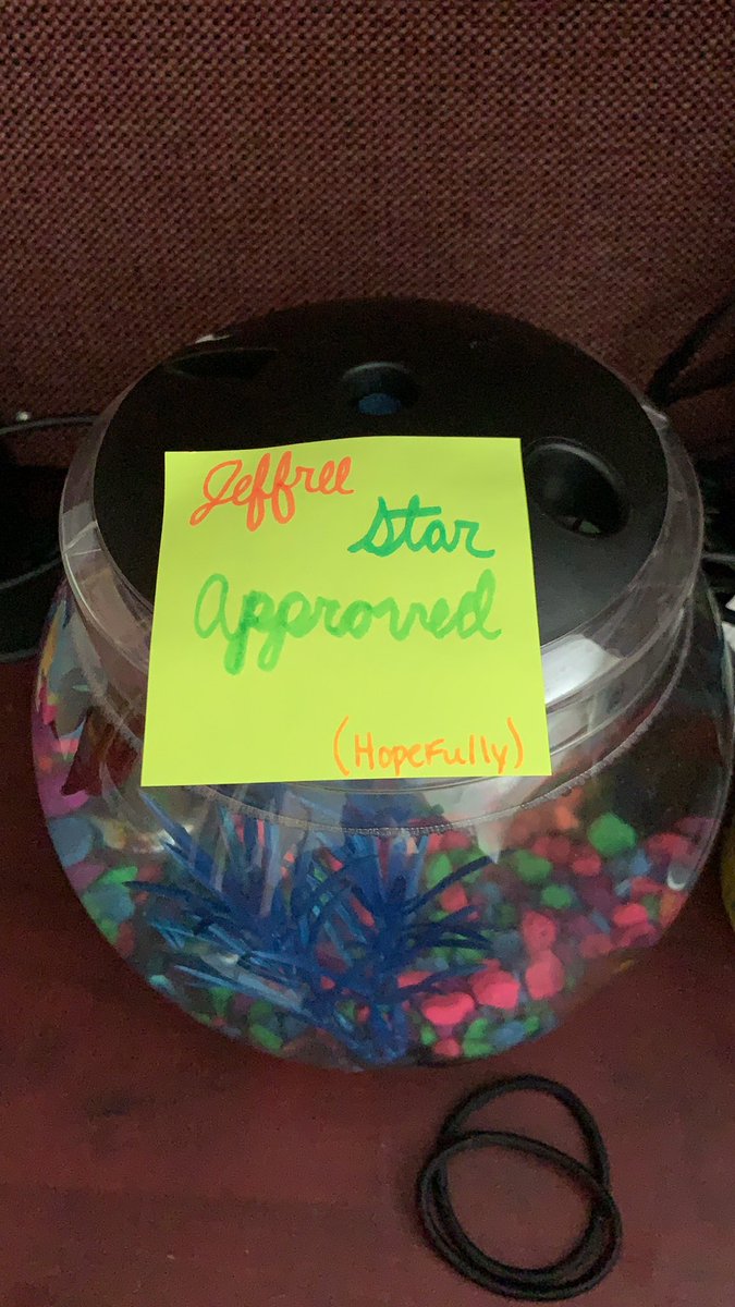 alyssa_mae2164's tweet photo. I named my fish for college after @JeffreeStar Hopefully he approves so I can keep up the note lol ! #fishmakegreatpets ❤️ https://t.co/NA39JGpH4J
