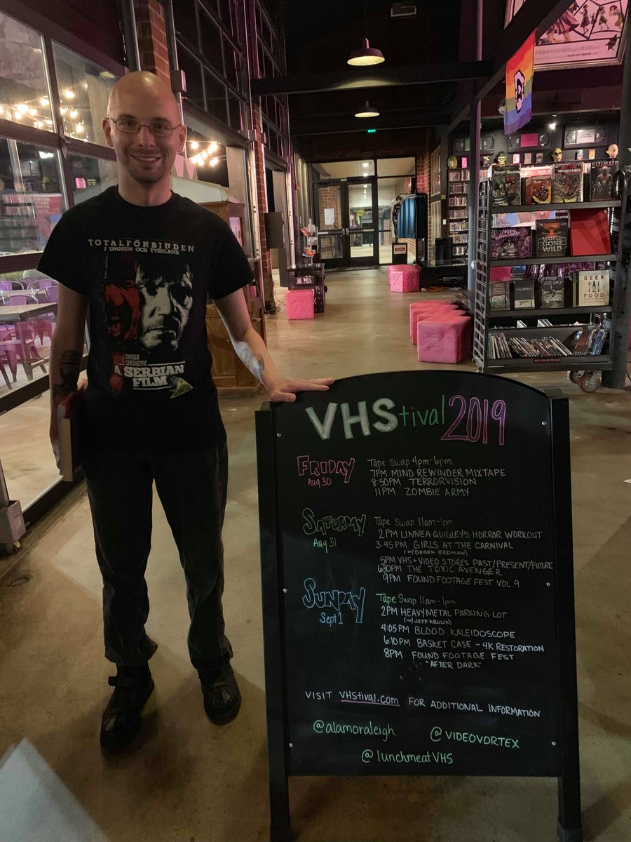 DavidLeninhawk's tweet image. Guess where I'll be tonight. #VHStival #VideoVortex