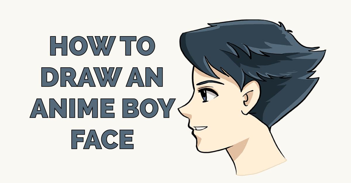 Anime Drawing Easy Boy Face - Images Gallery