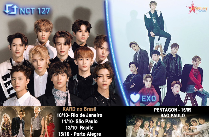 followhwstar's tweet photo. Qual dos dois bgs da SM você gostaria de ver no Brasil?

🔄#NCT
💙#EXO

Gosta dos dois? Dê um RT e fav!

Compre os ingressos para os shows anunciados aqui:
PENTAGON: https://t.co/zsPzkmnlzi
KARD: https://t.co/tUVuZKw4fV https://t.co/7jkvhjz8BP