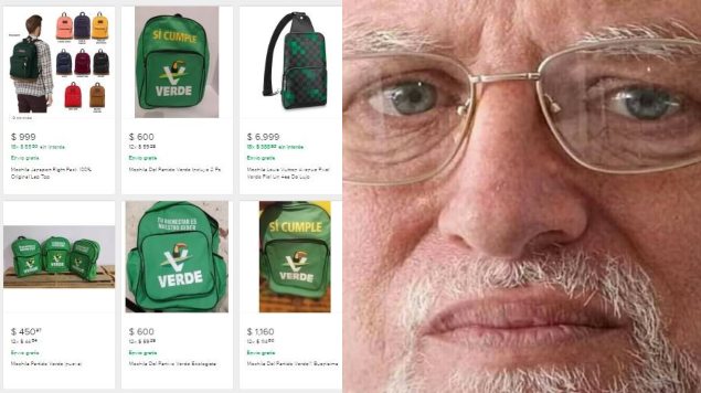 تويتر \ Grupo على تويتر: "¿Guardaste tu mochila Partido Verde? La puedes vender hasta en mil pesos https://t.co/ExuGYdVvSz👈👈 https://t.co/MRVG5ttnog"