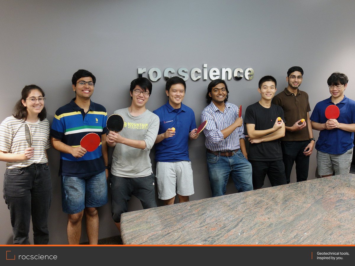 Rocscience's tweet image. It was a fun summer at #Rocscience with 10 interns successfully completing co-op programs in #GeotechEngineering and #SoftwareDevelopment. We had a great time with all of you and hope you enjoyed your time here. Congratulations to all!

#RocscienceLearning #WorkingatRocscience