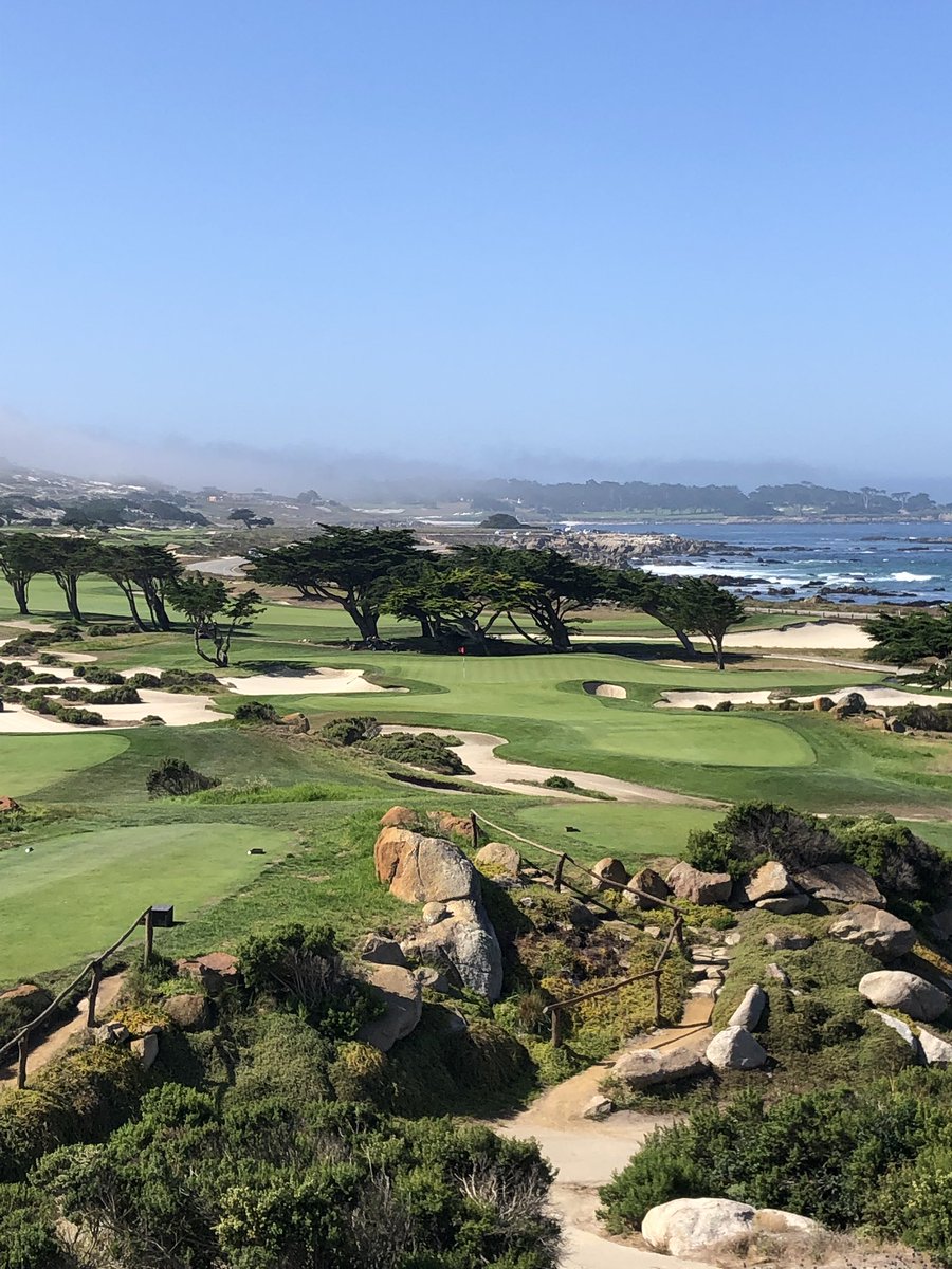 BrownKjbrownie's tweet photo. West side ‘til we die! Great golf, scenery and company with @ParksBrown1 and first assistant Adam Schafer. Thanks for a great day boys. #SOB4 https://t.co/qRKoeST99f