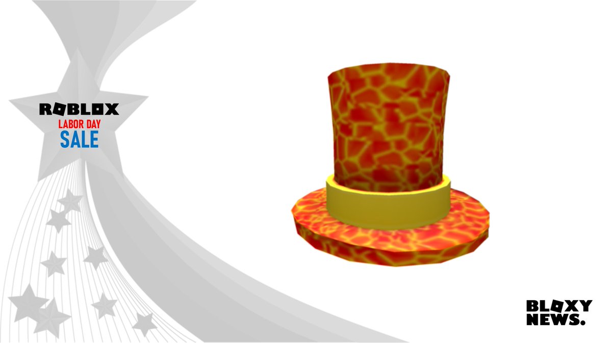 Bloxy News On Twitter Be Bold Be Explosive But Also Dapper Get The Bombastic Top Hat At A Decreased Price Of R 400 Now Through September 3rd For The Roblox Labordaysale Https T Co L88ljb8ui7 - roblox explosion hat