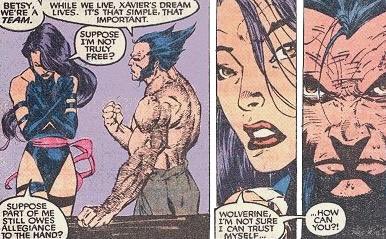 When she stabbed Wolverine in the head with her psychic knife, it showed her his memories and revealed to Psylocke who she truly was. Psylocke then rejected her role as Lady Mandarin, joining the XMen