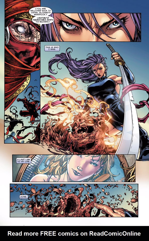 A second burial was denied to Kwannon, as operatives of the Hand incinerated her corpse with explosives when Psylocke tried to return it to her grave in Japan.