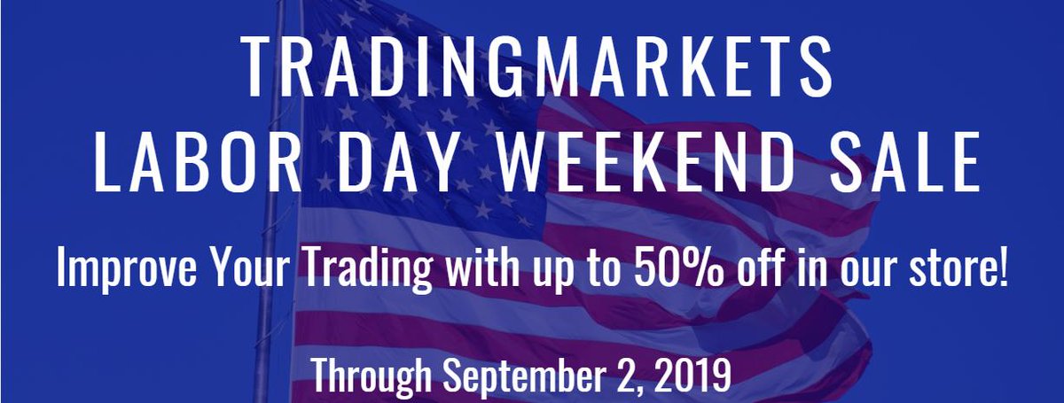 TheTradeMarkets's tweet photo. TradingMarkets Labor Day Weekend Sale through Monday, September 2. Improve your trading and save up to 50% off on courses, books, and software.

https://t.co/9C7rzk1bLU https://t.co/6o5OuffjMq