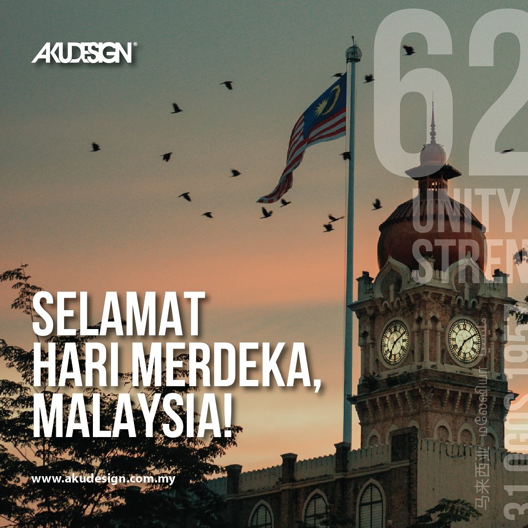 akudesign's tweet photo. Selamat Hari Merdeka to all Malaysian
Lets unite for a better nation
#akudesign #akudesignconceptstore #akudesigncreative https://t.co/Pv6ISBzEhQ