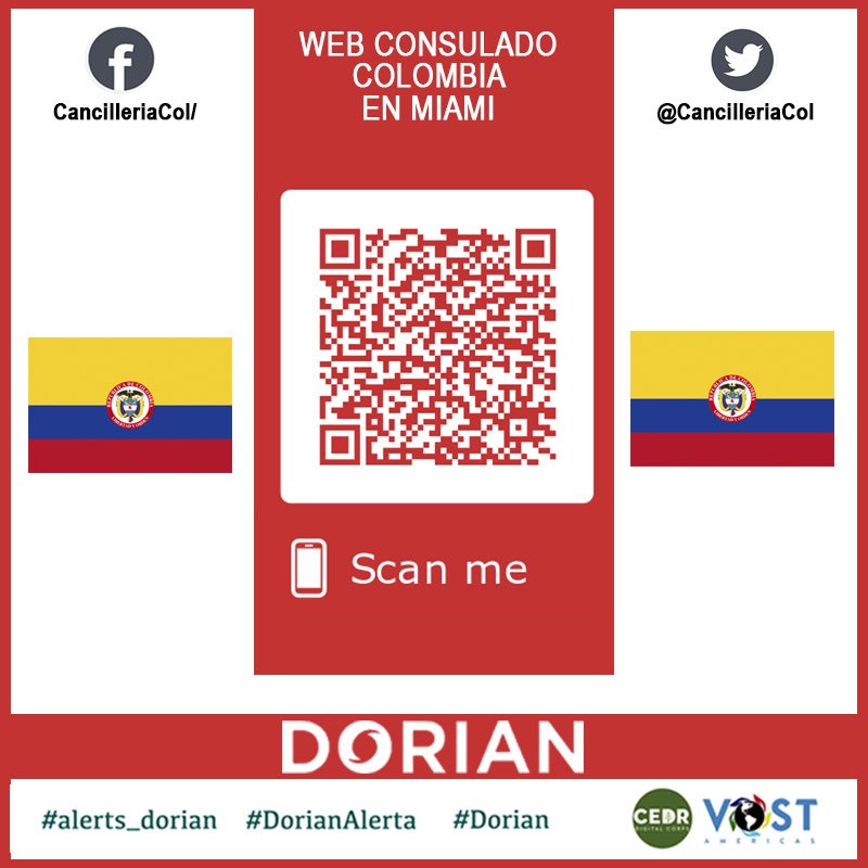 VOSTchile's tweet photo. ¿Qué recomendaciones están dando a los ciudadanos colombianos en #Florida ante la inminente llegada del #HuracanDorian ? Mira: #Colombia 🇨🇴 🇺🇸 #dorianhurricane #Huracan #Dorian2019 #AlertaDorian @CityofMiami @PalmBeachesFL @CEDRdigital @VOSTamericas #Orlando https://t.co/WzUA1dWCmf