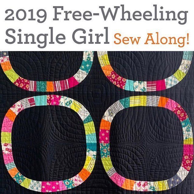 #repost @dsquilts <a href="/sewtopia/">Sewtopia</a> @thenextstitch brought back The Free-Wheeling Single Girl Sew-Along and we’re part of the prize package! Along with some other amazing sponsors <a href="/crimsontate/">Heather Givans</a> @alewivesfabrics <a href="/craftsouth/">CraftSouth</a> <a href="/purlsoho/">Purl Soho</a>