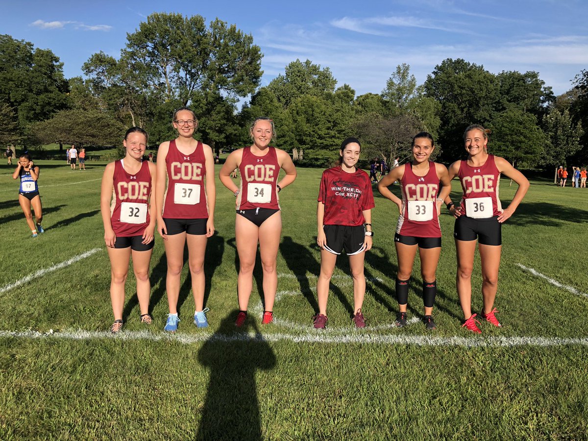 CoeXCTF's tweet photo. The women started the season off with a great reference point at our home meet at Noelridge Park! We got 3rd out of 4 teams in a field that included a Nationally ranked team. Shout out to Kat Stai who placed 3rd overall out of 51 competitors! #gokohawks #coexctf https://t.co/Ha02LvSE7C