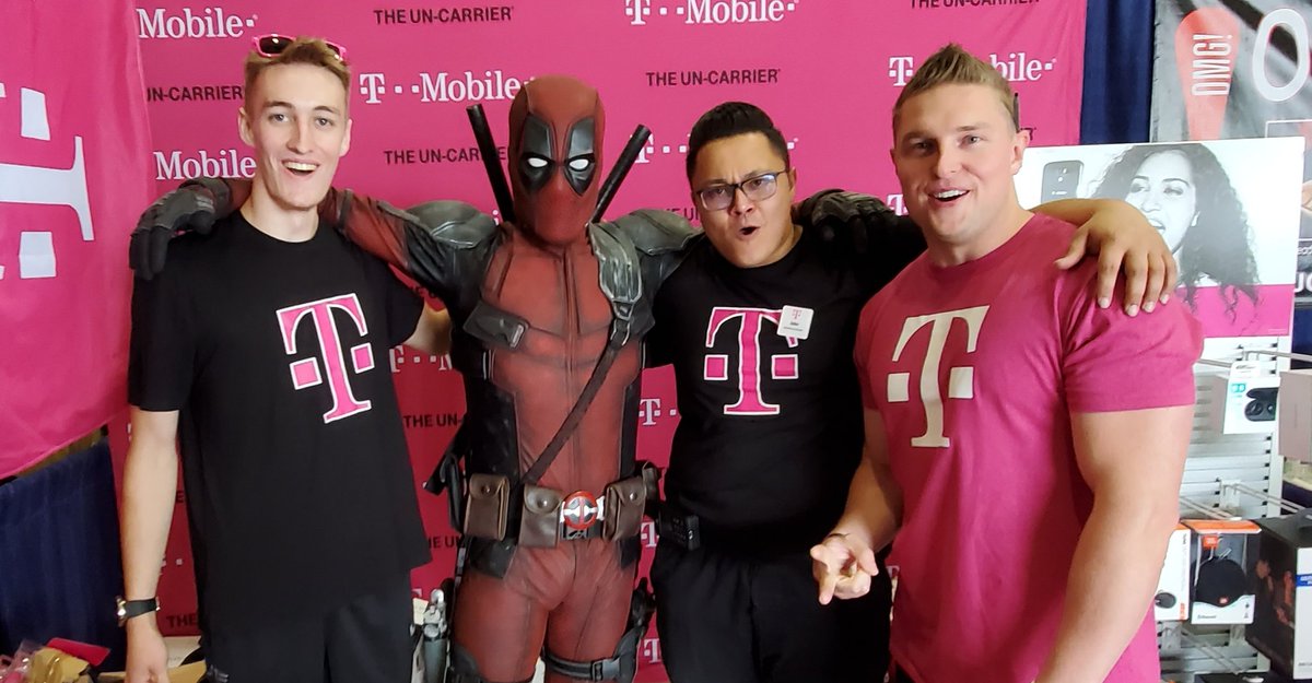 Even Deadpool likes a good deal!! #allthesales #BTS <a href="/bruin_bryan/">Bryan Bruin</a> <a href="/RealEWInc/">Exclusive Wireless</a> <a href="/nazarma/">Nazar A.</a> <a href="/kjtwojz/">Kyle Johnson</a>
