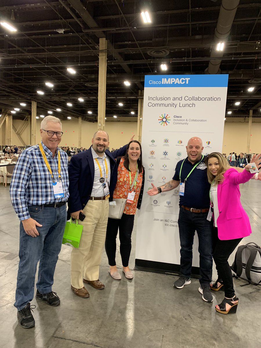 WomenOfCisco's tweet image. Huge thanks to our bold, caring and stellar allies @Cisco_MFI, @CiscoCAAN, @CiscoPrideERO for joining us at #CiscoIMPACT Office of I&amp;amp;C Networking Luncheon and #WomenOfCisco launch celebrations. #WeAreCisco #WereStrongerTogether #BeTheBridge