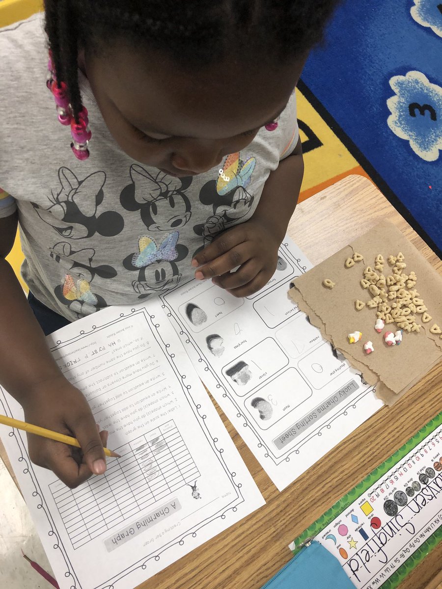 Who loves graphing? 🙋🏾‍♀️ My scholars do! We were able to collect data (sort then write how many) and graph our lucky charms using a bar graph! We then answered questions about our graph during small groups.