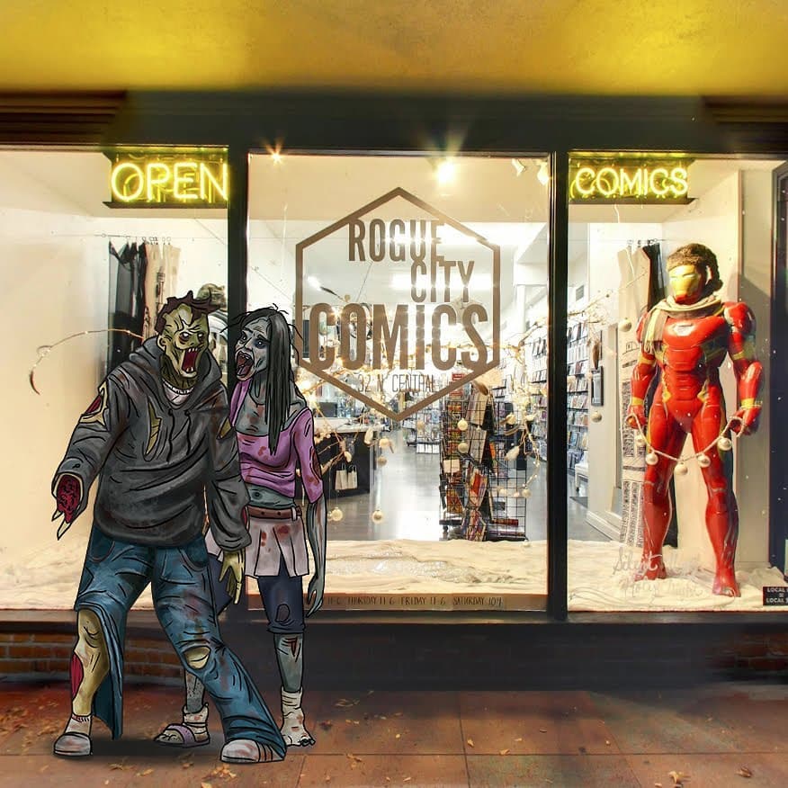 DeadSprint's tweet photo. Head on over to Rogue City Comics (Medford, OR) to play Dead Sprint. Now in stock! On sale for $50!
If you can't make it you can always get your copy at https://t.co/0IeUZCk0fi
#tabletopgames #boardgame #boardgamegeek #zombie #Zombies #horror #boardgames #deadsprint https://t.co/gyJrXQnVJo