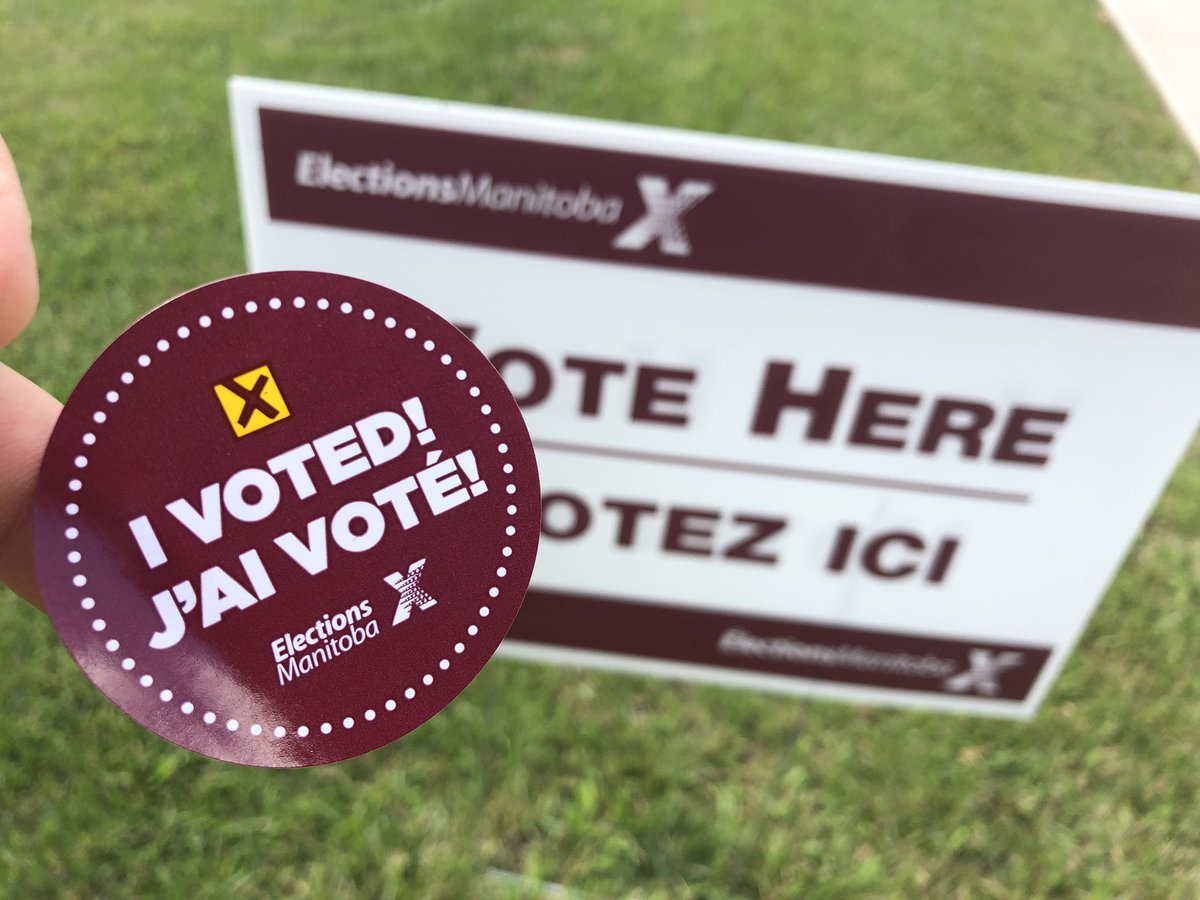 CharlesTweed's tweet photo. I did it!

I’m not a “vote at all costs” person, but I am a “do your damn research and vote” person. #mbvote https://t.co/vyUgJBmFBx