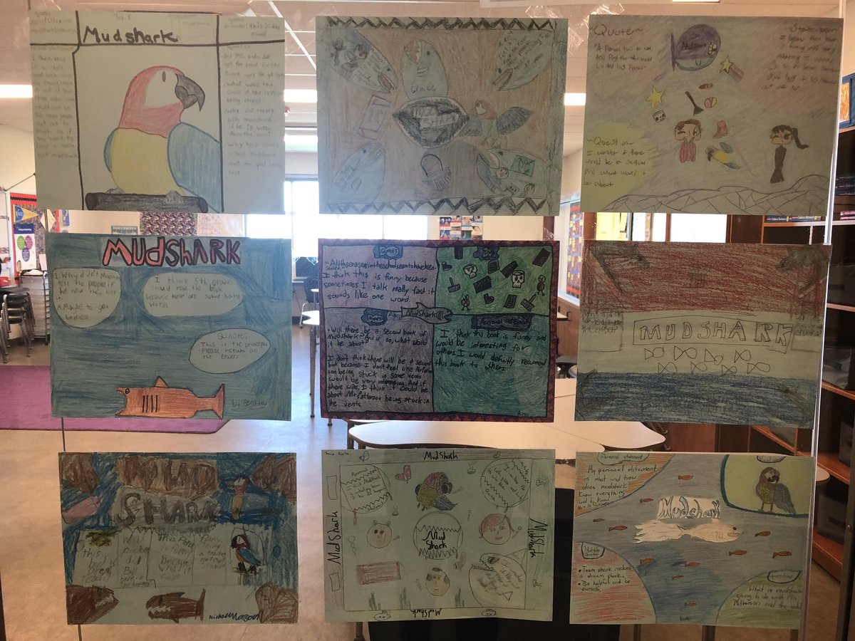 Heroes share their thoughts and insights on our first novel of the year “Mudshark” with AVID One pagers.
#ThisIsAVID #AVIDHeroes #SISD_AVID