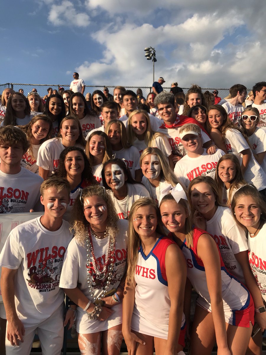 WilsonSchlDist's tweet photo. Almost game time! Ready to cheer on the Bulldogs! #WilsonSD #WilsonEmpowered https://t.co/5Gd9GKds89