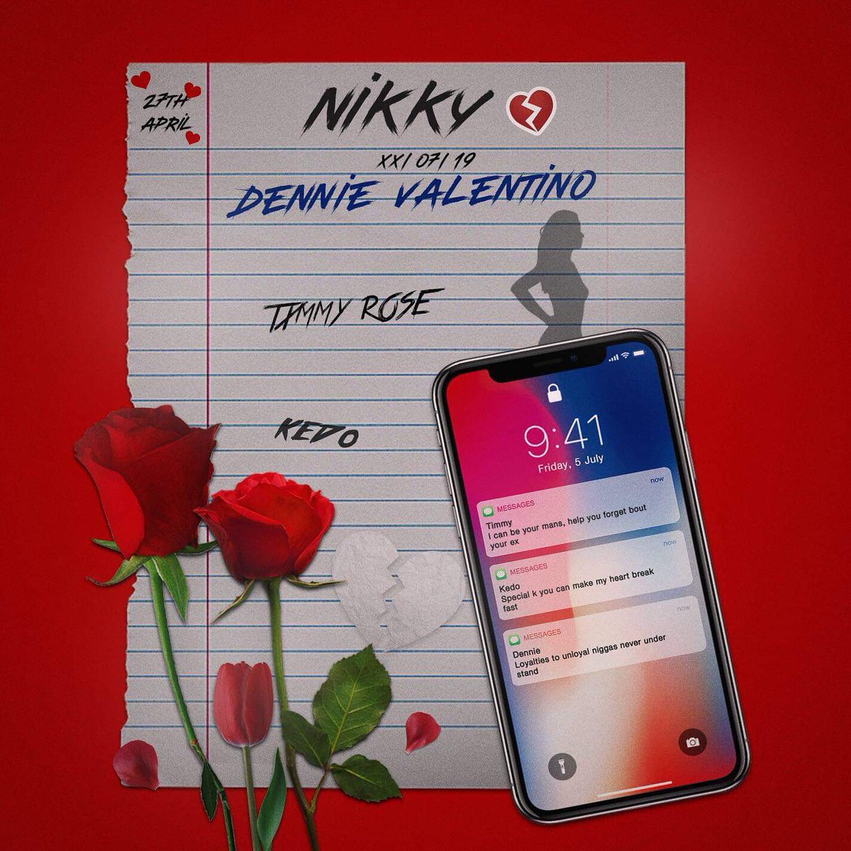 If you haven't already, stream "Nikky" by @dennievalentino ft @txmmyrose and <a href="/kingdebo_/">kingdebo</a> 🌹
Link in our bio
#newmusicfriday #trustitentertainment #movesrecordings