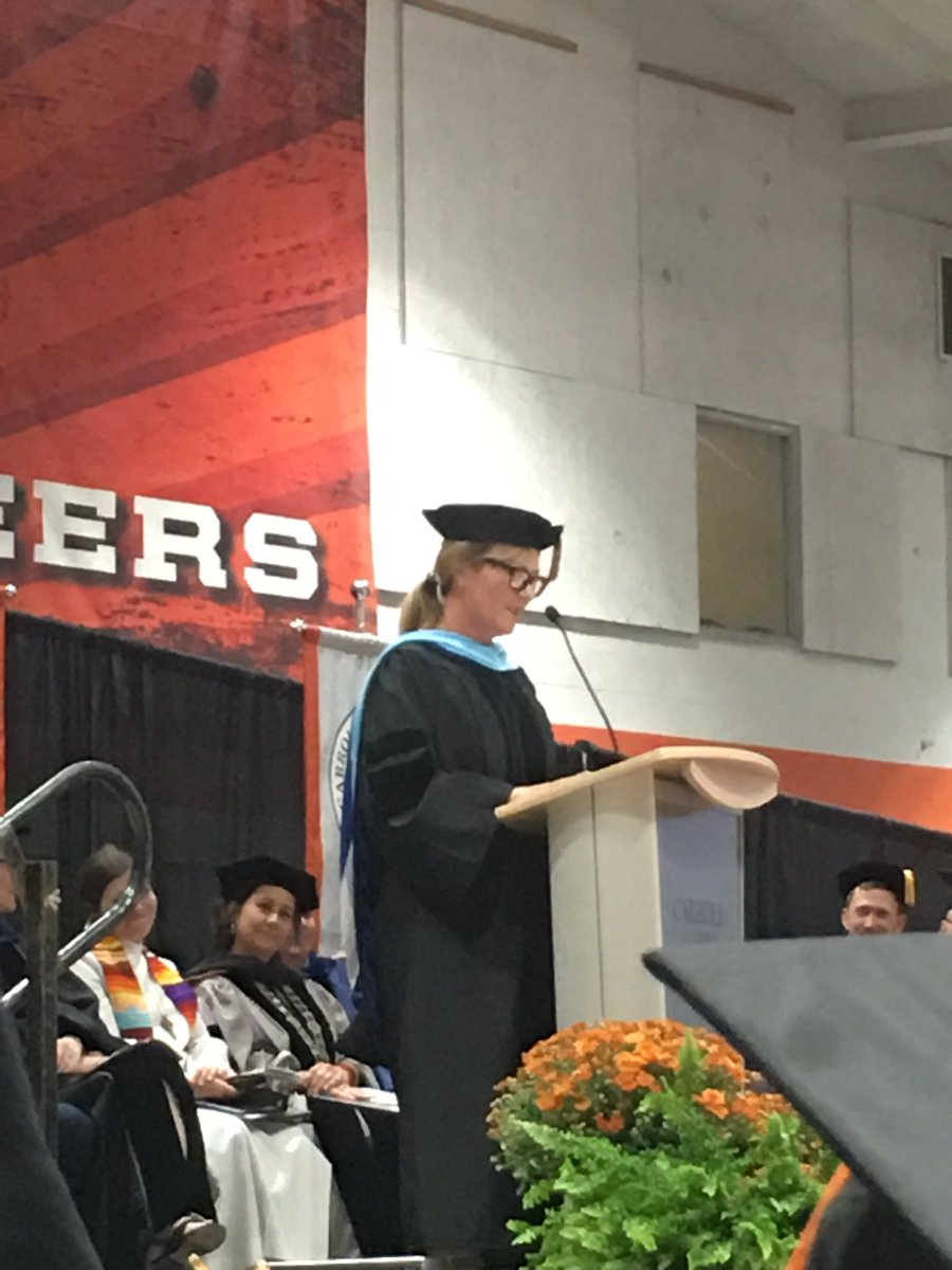 Shout out to @kramerkathy for starting the new academic year off right at <a href="/carrollu/">Carroll University</a> Opening Convocation ! Proud to be your colleague! #respect #mgc