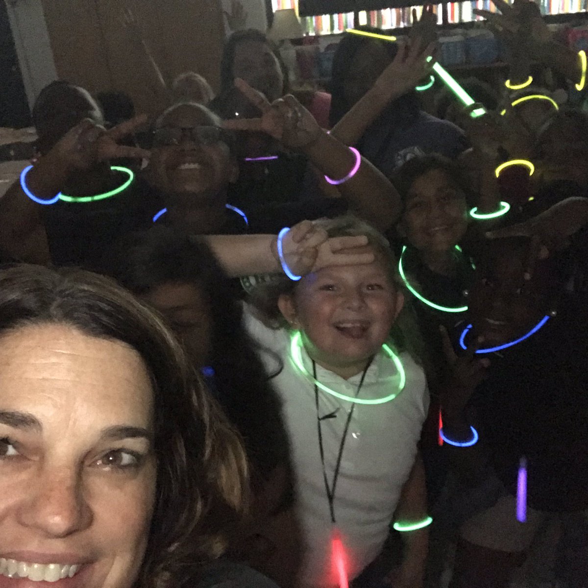 RSLALead's tweet photo. Mrs. Smithβs 3rd grade class earned a glow stick party for having over 500 Class Dojo points! Have some fun with the photos taken! #WorkHardThenPlay https://t.co/W3LnVxFgsm