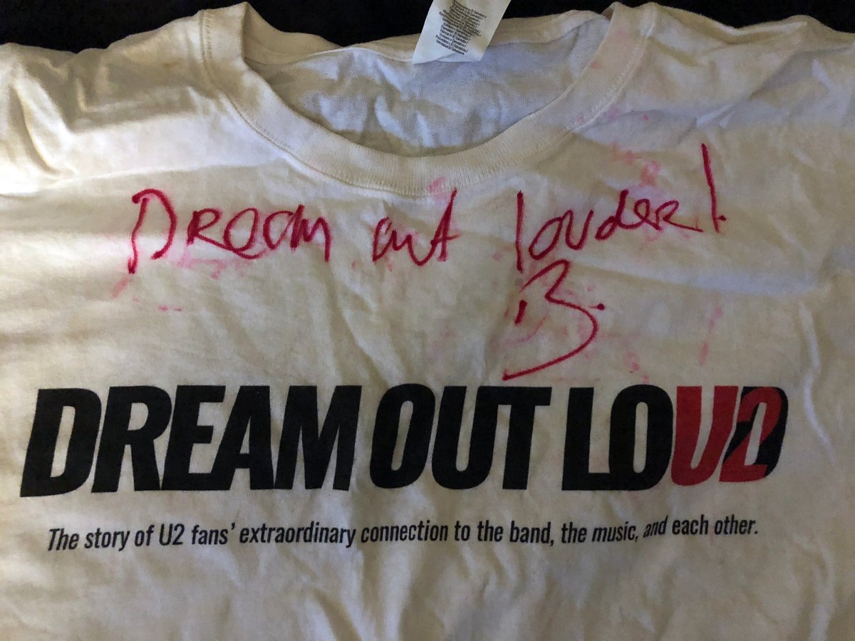 U2FanFilm's tweet photo. Dream Out LoudER! 
We will B.. we will. https://t.co/BgPLdLjK87