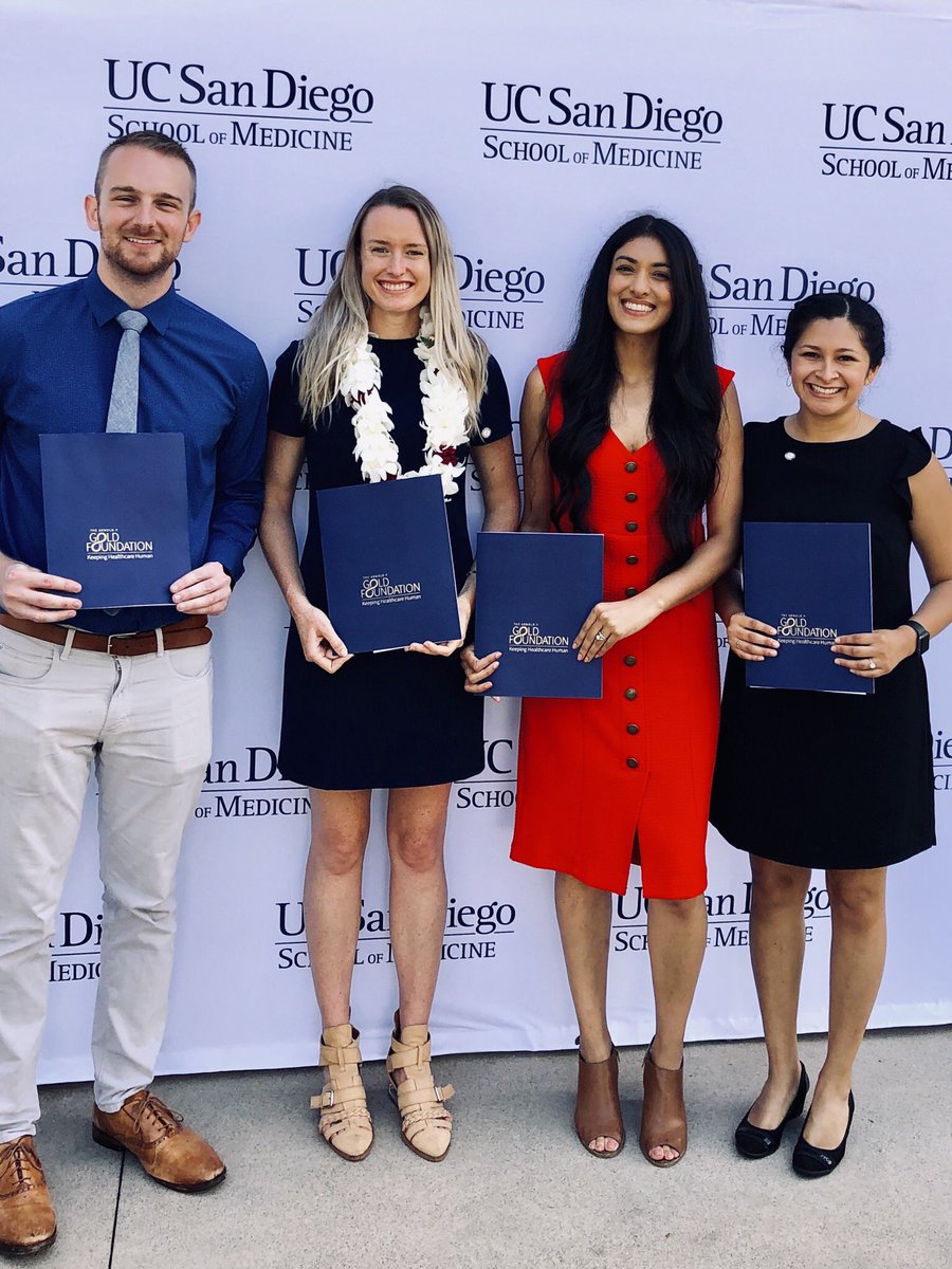 So lucky to have been best friends with these amazing people since day one. Can’t wait to see the compassionate physicians they will be so soon!  #goldhumanismhonorsociety @millidesai @UCSD_DCP @UCSDMedSchool @UCSDHealth