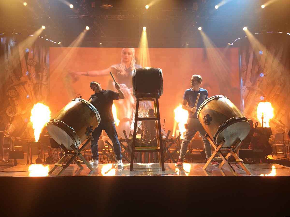 Dracarys. Last day of production rehearsal!
<a href="/GameOfThrones/">Game of Thrones</a> <a href="/LiveNation/">Live Nation</a> #gameofthroneslive