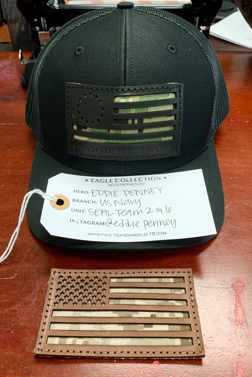 Maddie15Taylor's tweet photo. More π₯ from @EandALimited ... πΊπΈ
Go support what they are doing!! ππΌ #EddiePenney hat
@JackCarrUSA custom patch #EagleCollection #ClothofHeroes https://t.co/skQ9Y8MQOv