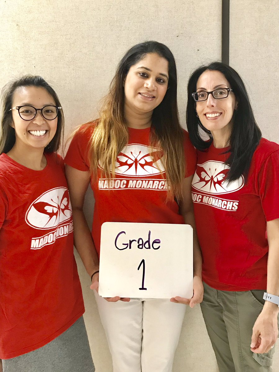 What’s up Grade 1 Team <a href="/MadocDrive/">Madoc Drive PS</a> #capable  #careful #committed Happy to see the smiling Ms. Singh, Ms. Baetz &amp; Ms. Luong! Can’t wait to see this team knock this year outta the park together! @LizCookPDSB
