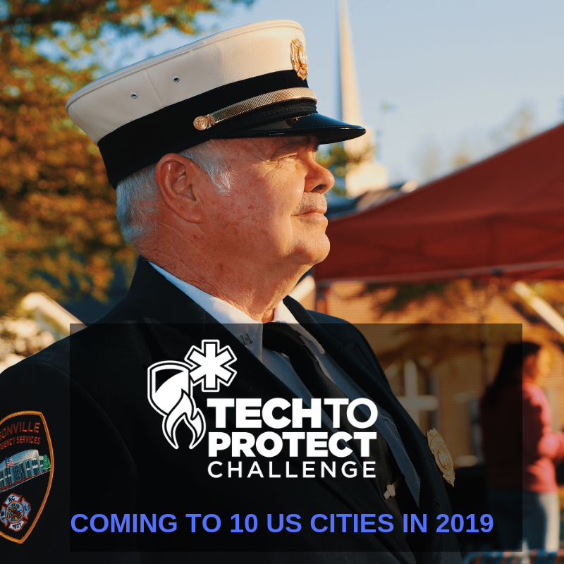 FirstNetGov's tweet photo. In less than a month, five cities nationwide are hosting #TechToProtect challenges! Make your way to Chicago, College Station (TX), Denver, Pittsburgh, or Washington, D.C. to participate in these #codeathons to support public safety! Details at: https://t.co/Ul4N0lKEe9 https://t.co/zb09ucKEw2