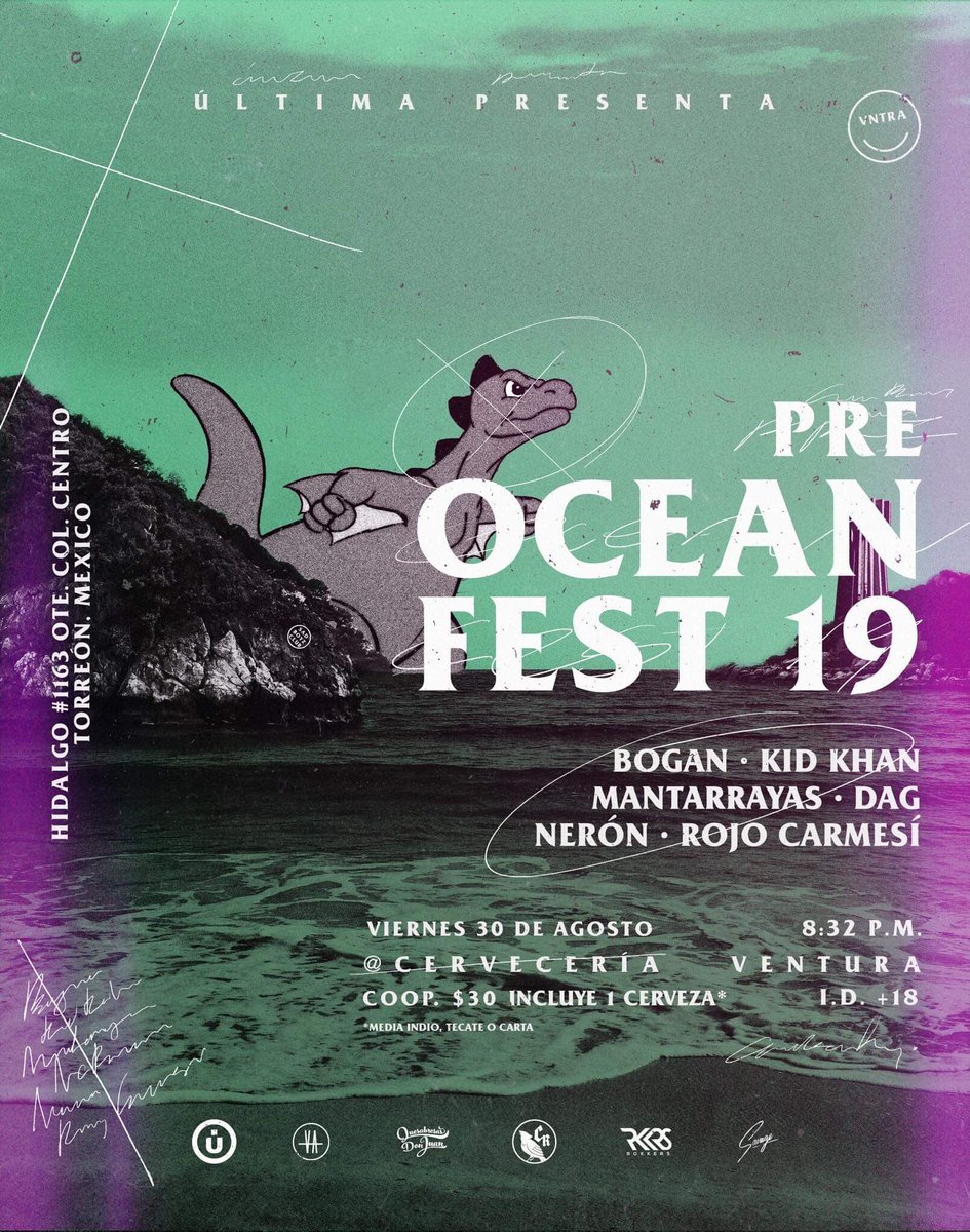 UltimaTrc's tweet photo. ¡Hoy en Ventura! Pre - Ocean Fest 🌊🐳🐙🦈🌴 https://t.co/LHpXp82OsA
