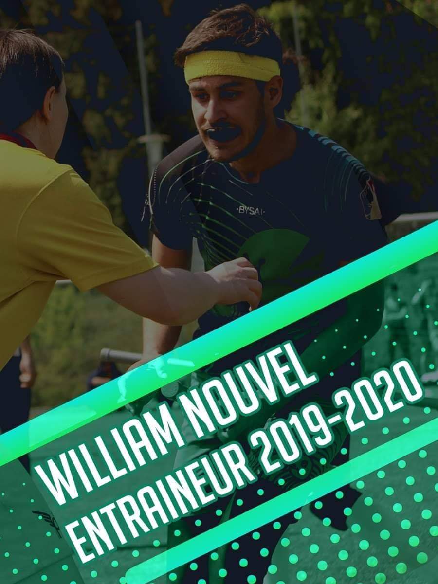 Nous avons le plaisir de vous présenter l'encadrement sportif des Frog pour cette nouvelle saison 😎.
William Nouvel devient l'entraîneur des Frog et Cédric Chillan garde la direction sportive.
Nous espérons qu'avec ce nouveau duo, les Frog  réaliseront des belles performances 💪