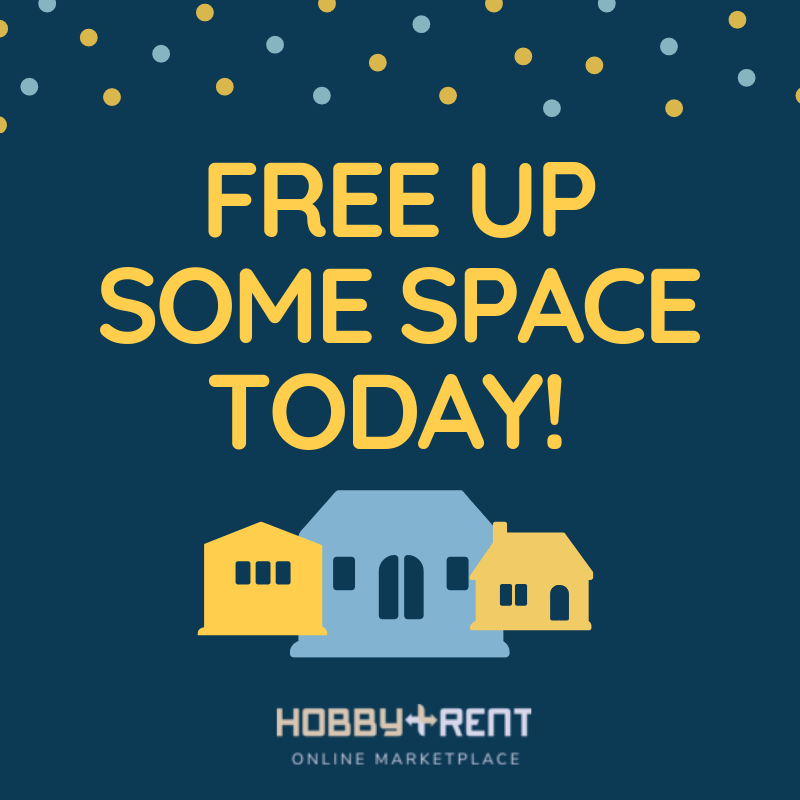 HobbyRent's tweet photo. Tired of storing your supplies in your closet? Wanting to free up some space? Don't just throw it, sell it or rather list it on HobbyRent now! Visit https://t.co/ylCFm2EkTt to know the perks of sharing your unused stuff! https://t.co/QHMLfZpP8U