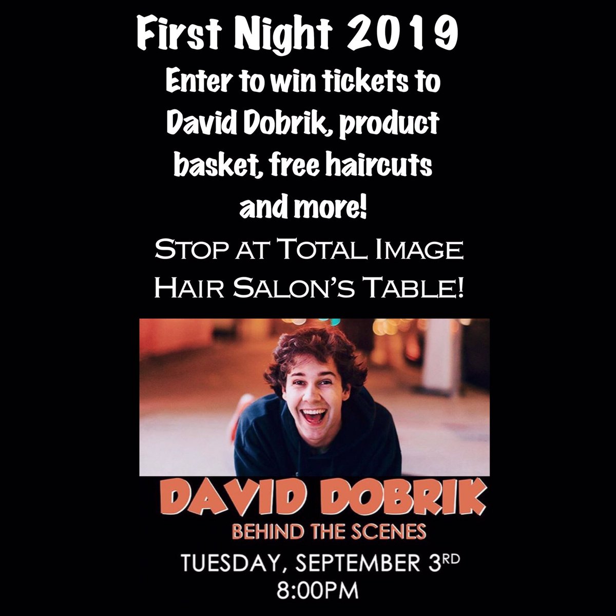 totalimageuri's tweet photo. Welcome class of 2023! Stop by our table at First Night on Sunday! Total Image Hair Salon URI #rhodyrhodyrhody #ramsramsrams @URISEC @TheRyanCenter @URI_MU #firstnight2023 https://t.co/PP0VrnGGq3
