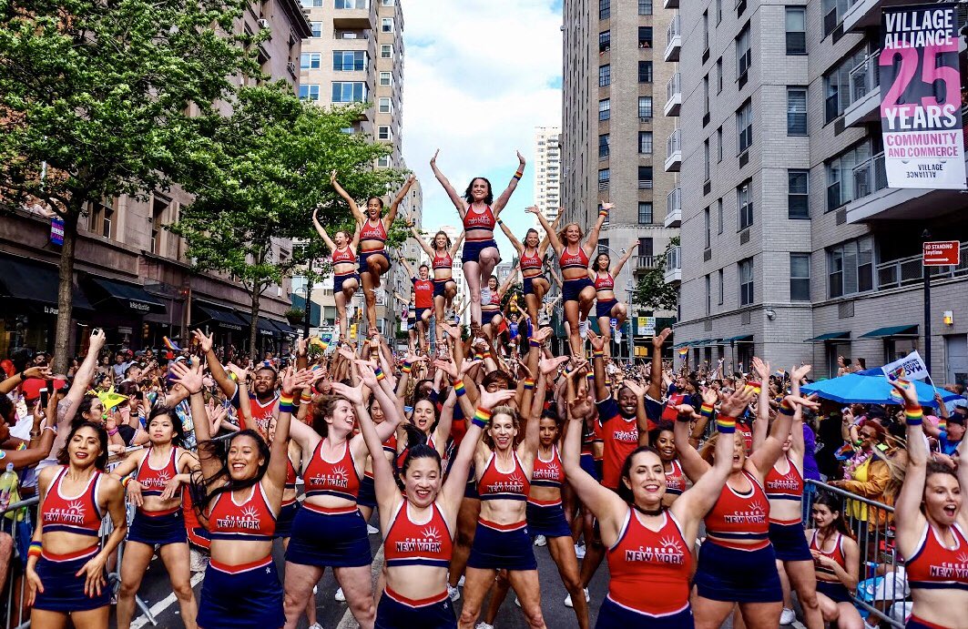 CheerNewYork's tweet photo. We welcome with open arms one of our largest groups of new incoming rookie team members!! We are super excited to have each and every one of you! Welcome to both the @CheerNewYork and #PrideCheerleadingAssociation families! ❤️💙#CheerNewYork #PCARocks #NYC #Charity #Cheerleaders https://t.co/wFIieEBUuM