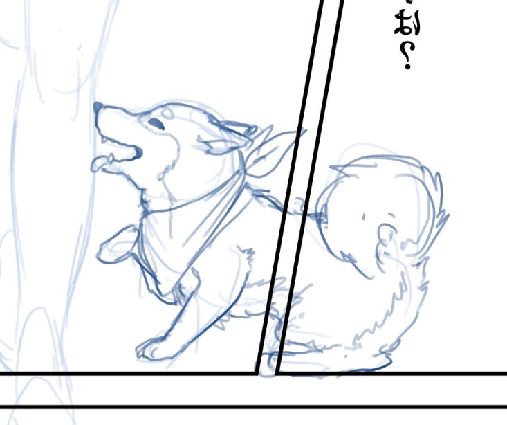 漫画上手くなりたいし絵上手くなりたい。今月は下書きのスクショ取ってないな 
