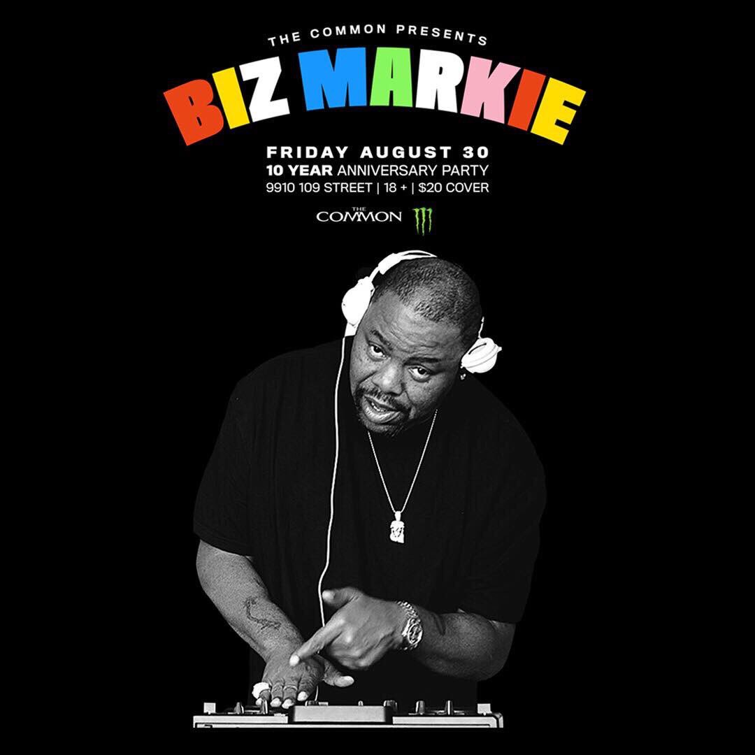 urbandna's tweet photo. TONIGHT in #YEG #Edmonton The 10 Year Anniversary weekend jumps off @TheCommonYEG with special guests @BizMarkie 🎈🥂 https://t.co/dU6Inqo70D