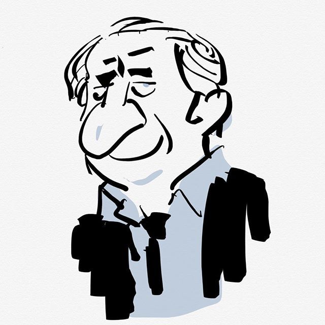 Grug's tweet photo. #quickcaricature #caricature #michelaumont #Aumont #Michel #acteur #frenchactor #actor #dessin https://t.co/rt1PdAeJ3z https://t.co/WgUTYkwjdp