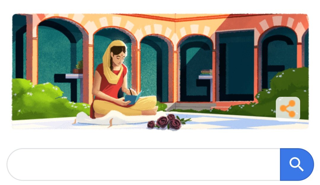 आज @Google की @GoogleDoodles है #AmritaPritam जी, पंजाबी ज़बान की सबसे शानदार लेखिका में से एक और बुल्ले शाह के कलाम को लिखने वाली,,, 🙏🙏 @arsh_kaur7 @Abdularif_123 @Ambarseriya @PunjabiRooh @learnpunjabi @PunjabiProverbs @PunjabiPoetry