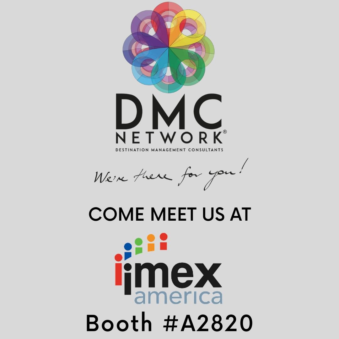 DMCNetworkLLC's tweet photo. Have you booked in to meet the DMC Network family yet at #IMEX19?
We're there for you 😁
#DMCNetwork #DMCNinLV #DMCNdoesGood #DMCprofs
@IMEX_Group https://t.co/aVnALuiPyI