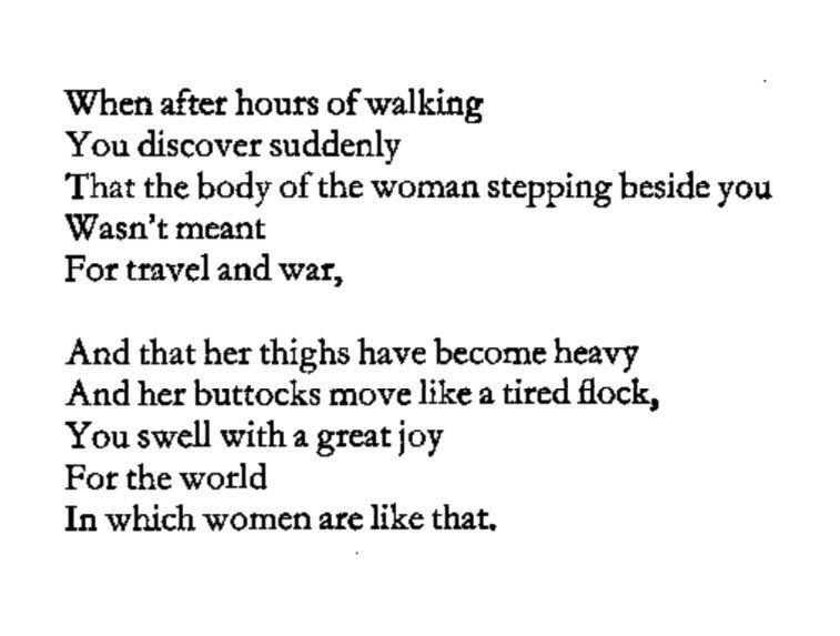 ‘Hike with a Woman’— by Yehuda Amichai, Israel                          [translated by Harold Schimmel] #VerseOfTheDay