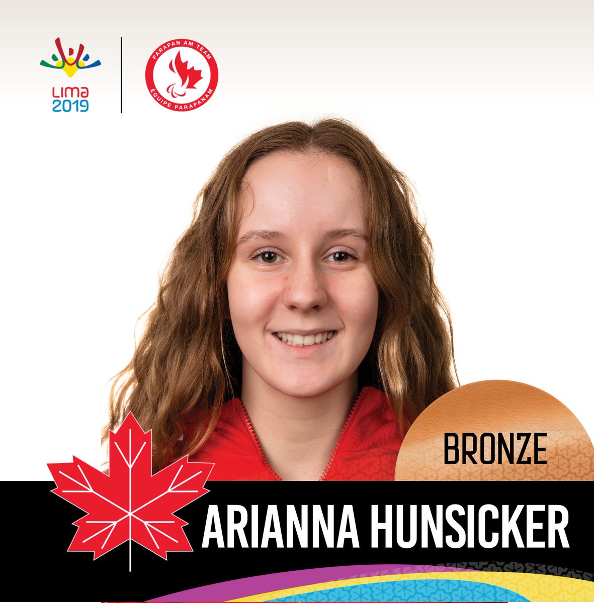 CDNParalympique's tweet photo. Le BRONZE pour Arianna Hunsicker au 400 m libre  S10 @SwimmingCanada #Lima2019 https://t.co/x1XrzWNfFO