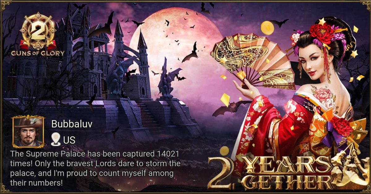 LowdermilkEric's tweet photo. [Hot Event] Celebrate 2nd Anniversary with Guns of Glory! https://t.co/ddmUaX9RYq https://t.co/1vLYkckp0W